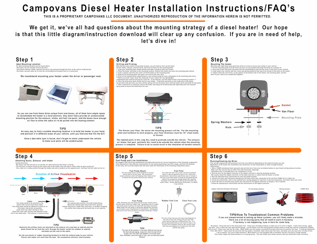 Diesel Air Heater Installation Guide